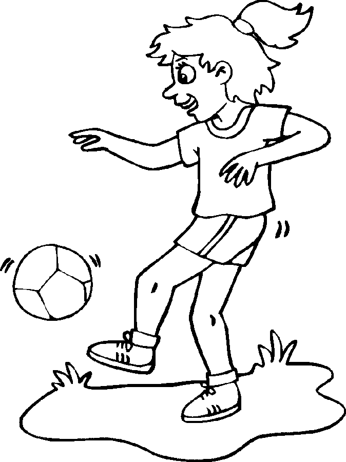 Plansa de colorat cu Fotbal 25 18
